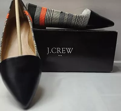  J Crew Amelia Flats In Stripes Size 7.5 Pre-owned In Box • $25.99