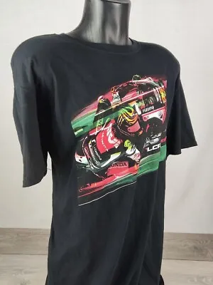 LCR Honda Motorsport Racing Black T Shirt Mens Custom Print Front Cotton 2XL • £14.99