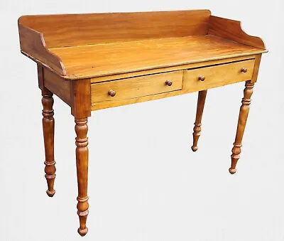 Antique Mahogany English Sheraton Style Dressing Table C1900 • $395