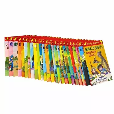 Francesca Simon Horrid Henry Early Reader Set 25 Books Collection Set Paperback • £28.99