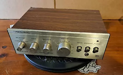 Vintage Realistic SA-102 Integrated Stereo Amplifier Amp - POWERS ON- LIGHTS UP  • $49.95