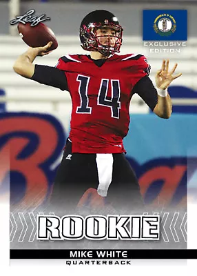 MIKE WHITE 10 Count 2018 Leaf Exclusive Draft Rookies Gem Mint New York Jets RC • $15.95