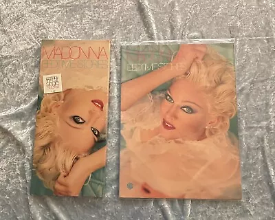 ⭐️⭐️  MADONNA BEDTIME STORIES LOT COLLECTORS Long Box CD + Music Sheet  ⭐️⭐️ • £129.95