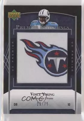 2007 UD Premier Stitchings Draft/Team Logos /75 Vince Young #PS-100 • $17.62