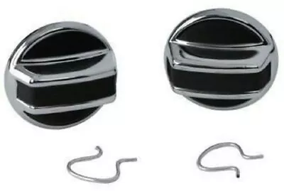 1968 - 1977 Corvette Interior Door Lock Knob Inside Set Of 2 WITH Clips C3 NEW • $31.61