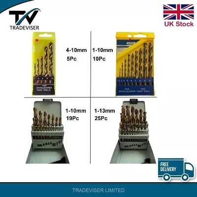 Cobalt Jobber Twist Drill Bit Sets For Drilling Stainless Steels & Hard Metals  • £49.69