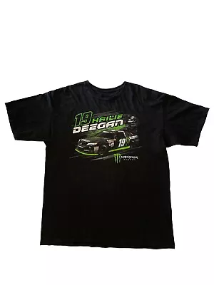 Monster Energy 19 Hailie Delian Racing T Shirt Black Men’s SZ XL Good Condition • $14.98