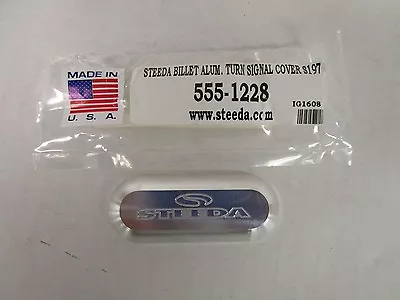 Steeda Aluminum Mustang Turn Signal Cover - Steeda Logo (05-09 All) PN: 555-1228 • $19.80