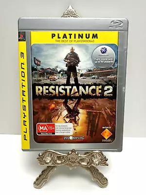 PS3 Sony PlayStation - Resistance 2 - Action / Shooter / FREEPOST / PAL / Manual • $9.95