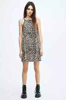 Urban Outfitters Minkpink Forever Running Dress - Leopard Print - RRP £45 - New • £16.99