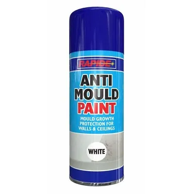 Anti Mould Spray Paint Protection For Walls & Ceilings Metal Wood Plastic 400ml • £5.99
