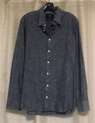 NwOt Men’s Charles Tyrwhitt SLIM Fit Button Down Pocket L/S Chambray Shirt Sz M • $3.98