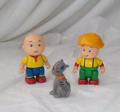 Lot Of 3 CAILLOU Treehouse Figures LEO Caillou & GILBERT The Cat TREE HOUSE • $7.95