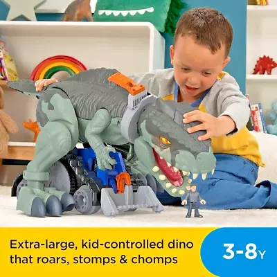 NEW BOX Imaginext Fisher-Price Jurassic World MEGA Stomp & Rumble Giga Dino TOY • $119.99