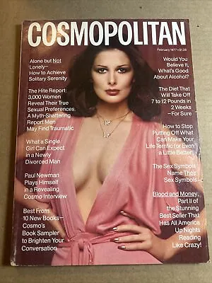 Cosmopolitan Magazine February 1977 Ft Cover Model Christina Ferrare • $15