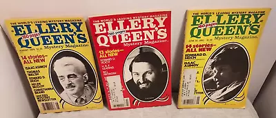 Ellery Queen Mystery Magazine Digest Lot Of 3. 1979-1980 Above Avg.cond Hammett • $6.99