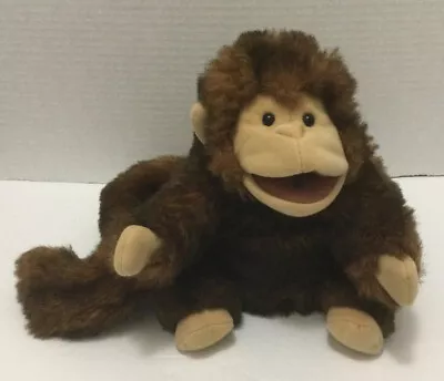 Folkmanis Small Monkey Plush Hand Puppet Animals Soft Toy 9” Long Tail • $11