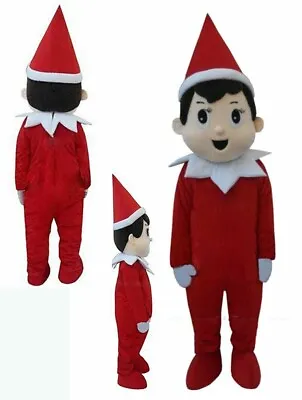 Christmas Boy Mascot Costume Suit Cosplay Party Fancy Dress Outfits Adult Parade • $144.39