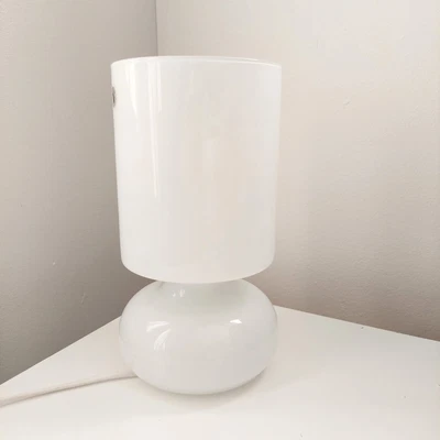 £34.99 • Buy Vintage Ikea White Glass Table Lamp Lykta