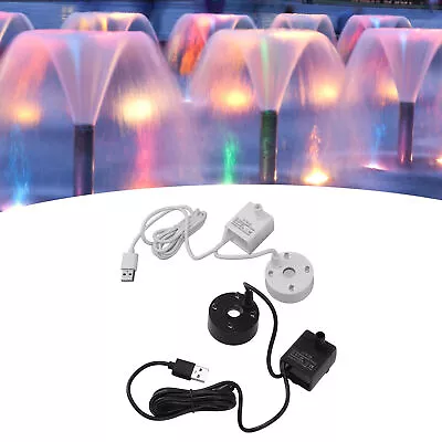Mist Maker USB Fog Maker LED Colorful Lighting Fountain Atomizer Humidifier 5V • $14.42