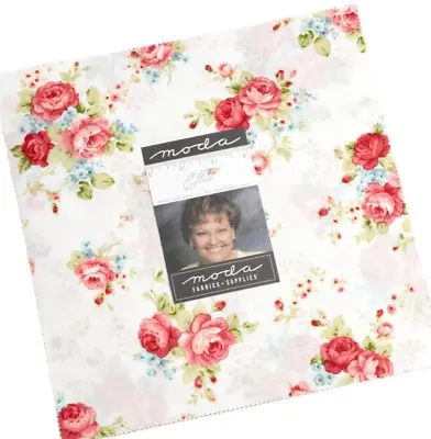 ELLIE Layer Cake Moda Brenda Riddle Fabric Sew Quilt Cottagecore Shabby 18760LC • $38.40