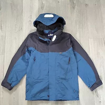 Immaculate Men’s Gill Fact Patch Coast IN1J Sailing Jacket Size S Two Tone Blue • £45