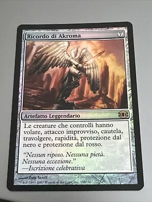 MTG - Ricordo Di Akroma - Italian Akroma’s Memorial Holo • $18.50