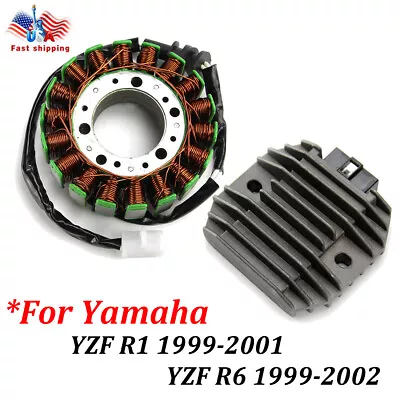 Stator & Regulator Rectifier For Yamaha R1 YZF-R1 1999-2001 NON Gasket  • $45.95