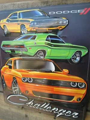 NEW Dodge Challenger 3D Metal Display SHAKER YELLOW TA Petty Mopar RT SE 70 71 • $34.99