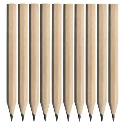 Golf Pencils / Pre Sharpened Wooden Hb Half Pocket Size Pencils / Multibuy Deals • £1.99