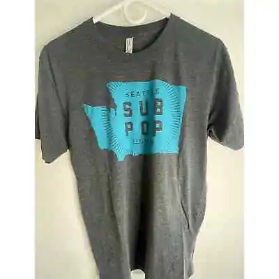 Sub Pop Seattle Records Band Kurt Cobain Punk Rock T Shirt Single Stitch Vintage • $99