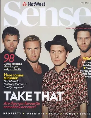 TAKE THAT - GARY BARLOW - Vintage British SENSE Magazine Summer 2009 • £3