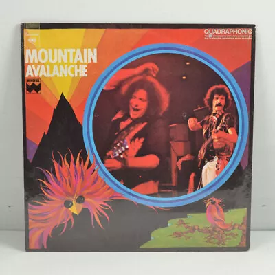 Mountain - Avalanche 1974 LP Album Quad Columbia Windfall Records CQ 33088 Ve • $12.83