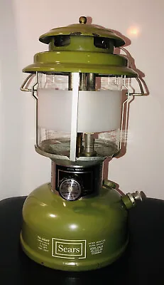 Vintage Sears Double Mantle Lantern 72325 Dated 77’ Pyrex Glass Globe With Box • $170