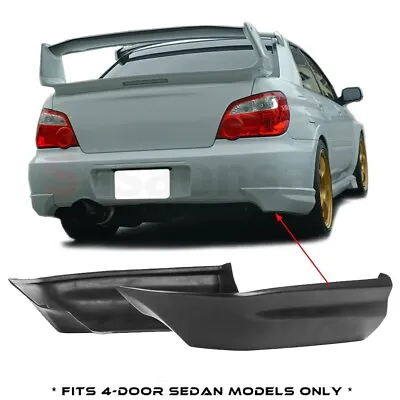 [SASA] Made For 2005-2007 Subaru Impreza WRX STI Sedan Only PU Rear Bumper Lip • $79.99