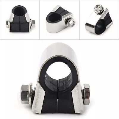 1PCS Motorcycle Speedo Clamp Gauge Rubber For 7/8  1  Handlebar Mounting Bracket • $11.18