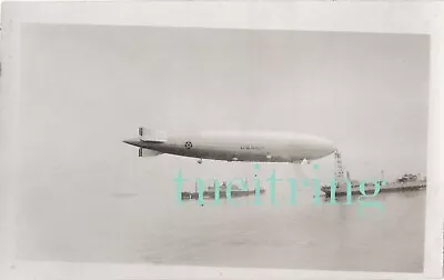 Airship Dirigible Uss Los Angeles Zr3 Lz126 Moored To Patoka Ethereal Snapshot • $12.99