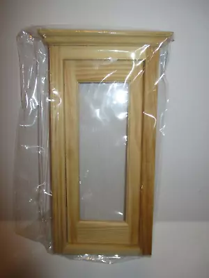 DOLLHOUSE WOOD FULL WINDOW EXTERIOR DOOR **SALE*** 1/12th Scale • $7