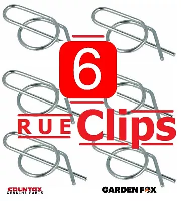 6 X Genuine New COUNTAX C400H - Cutter Deck RUE CLIPS - CX6RC • £28.97