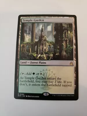 1x MTG Temple Garden Ravnica Remastered 0290 Regular NM X1 • $11.59