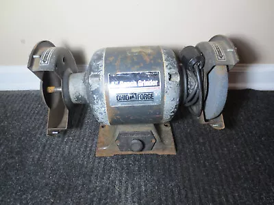 Vintage Ohio Forge Bench Grinder 1/2 Hp 3500 RPM 1985 • $99