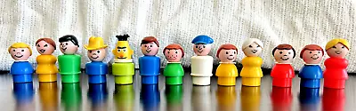 Vintage Fisher Price Little People Figures - Lot Of 13 • $10