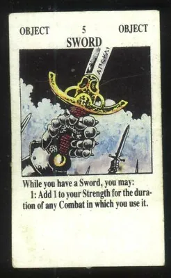 Two-Handed Sword City Purchase Card For Talisman 2nd Edition By Games Workshop • £2