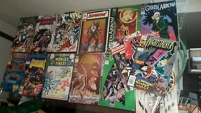  Lot Of 15 Comics Signed Green Lantern Mike Grell World's Finest Nightstalker+ • $29.95