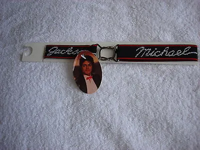 Michael Jackson Black Cloth Belt USA 1984 Triumph Inc. / Lee Co. Tag Mega Rare • $37.88