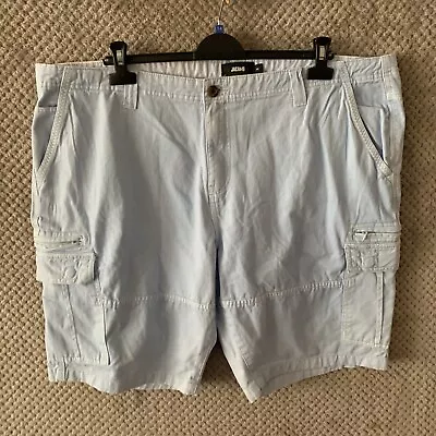 Jacamo Mens Shorts Size Uk 46in Waist Blue Button Zip • £12