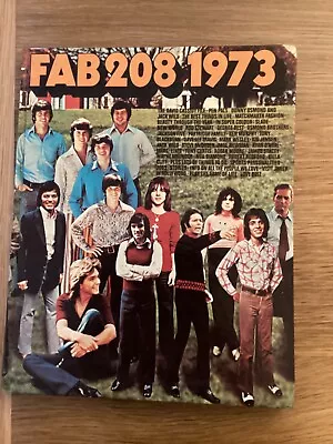 Fab 208 1973 Annual. Hardback. David Cassidy The Osmonds Marc Bolan. • £4.99