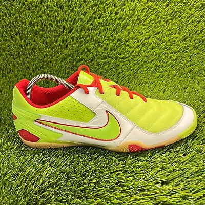 Nike T-3 FS Mens Size 10 Green Athletic Running Indoor Soccer Shoes 344918-361 • $59.99