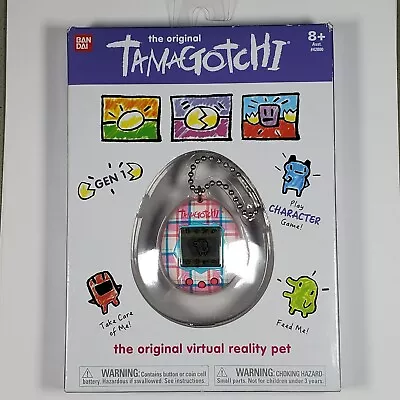 The Original Tamagotchi Gen 1 Virtual Pet Pink Blue Plaid NEW Sealed • $19.99