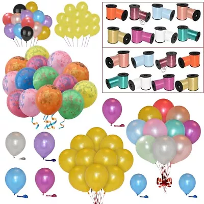 10  Inch 100 PCS Birthday Wedding Baby Shower Party Pearl Balloons Plain Baloons • $4.18